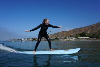 1-on-1 Private Surf Lesson in Santa Barbara - Meeting at Mondo’s Beach (Ventura) and the Carpinteria Session Setup