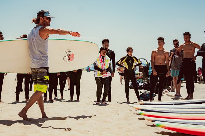 2-Hour Group Surf Lesson in Santa Monica - Instructors in the water: the 50–60 minute guided session