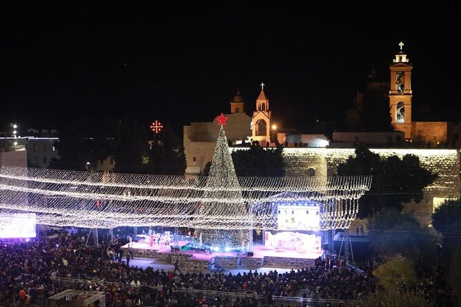2024 Israel Christmas Holy Land Tour - Bethlehem Midnight Mass - Jerusalem at Night: Jaffa Gate, Via Dolorosa, and the Holy Sepulchre
