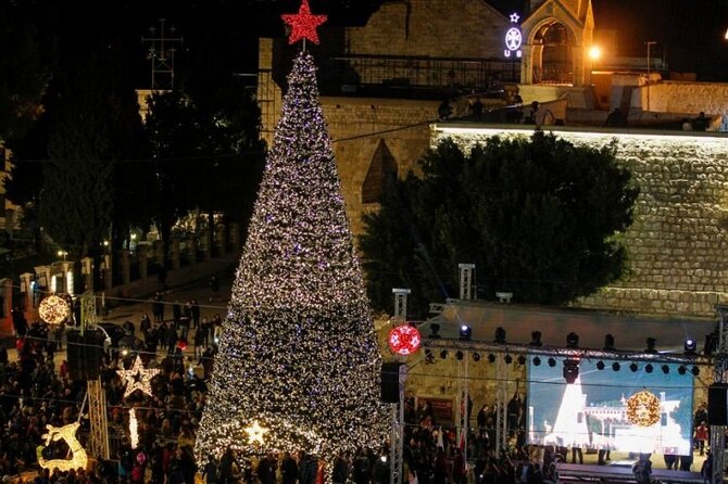 2024 Israel Christmas Holy Land Tour - Bethlehem Midnight Mass - Day 4 in Jerusalem: Via Dolorosa, Pilgrims, and the Christmas Air