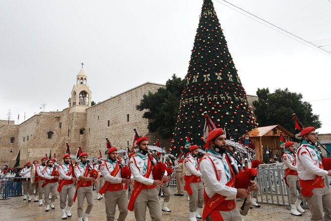 2024 Israel Christmas Holy Land Tour - Bethlehem Midnight Mass - Bethlehem Christmas Eve in Manger Square: How the Tour Builds the Moment