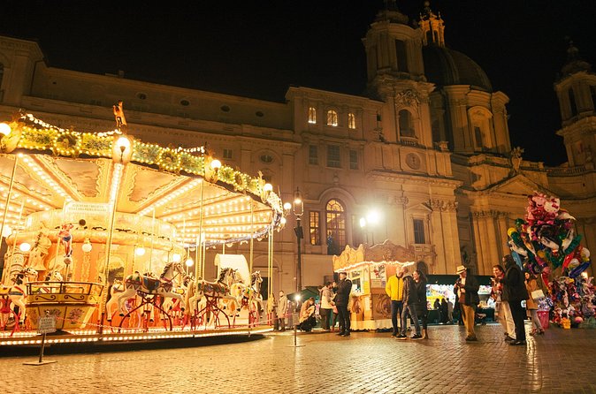 2h Xmas Lights Panoramic Vespa Sidecar Tour - The Santa-Glow Route: Fountain of the Naiads, Spanish Steps, and the Old Gate Feel
