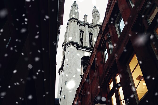 A Christmas Carol and Charles Dickens Old London Walking Tour - The Royal Exchange steps and the Ghost of Christmas Yet to Come