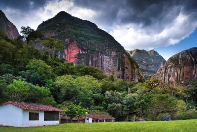 Amboro National Park Overnight Tour from Santa Cruz - Day 1: waterfalls, swimming, a guided trek, and a night walk