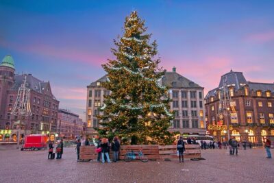 Amsterdam Christmas Walk with hot drink and Dutch treat - Gear and Warmth: Hat, Poncho, and Your Included Drink