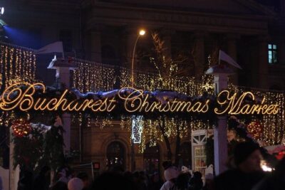 Bucharest: Tour of Christmas traditions & decorations - Romanian Athenaeum start: a clean beginning before you crisscross the city