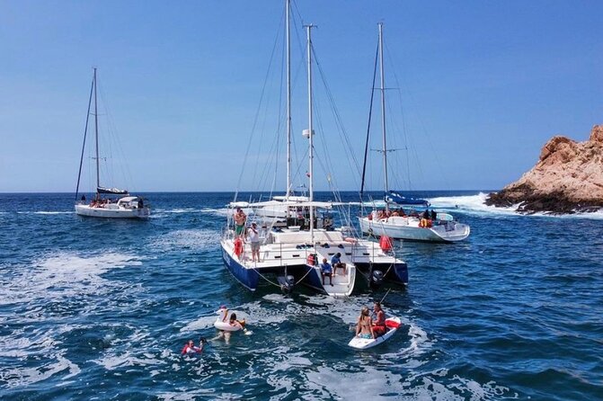 Cabo San Lucas and Santa Maria Bay Snorkeling Sightseeing Cruise - Gear, paddle boards, and the floating water mat