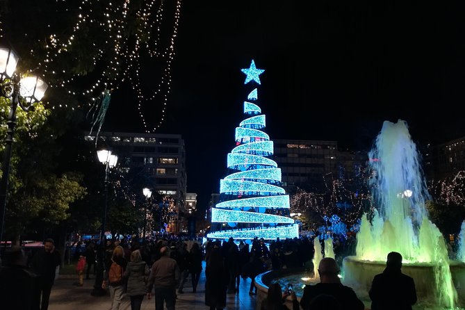 Christmas food and walking tour in Athens - Agia Irini Church square and loukoumades (Greek donut time)