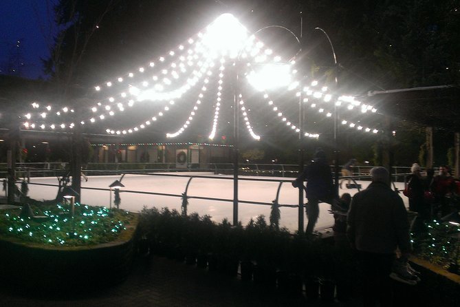 Christmas in Victoria and the Butchart Gardens - Inner Harbour finale: waterfront lights and city glow