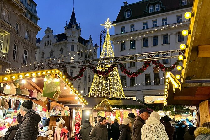 Christmas in Vienna - Private Walking Tour with Glühwein Mug - Rathausplatz: Vienna’s largest market, City Hall glow, and the tree