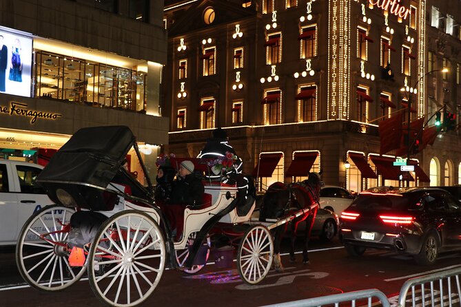 Christmas Light Private Carriage Ride New York City - St. Patrick’s Cathedral and the Midtown holiday story