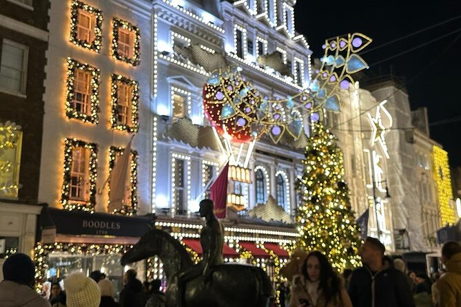 Christmas Lights and Markets London Taxi Tour - Southbank Centre: riverside lights and snack-stall energy