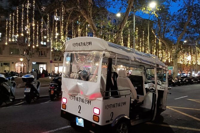 Christmas Lights Tour of Barcelona in Private Eco Tuk Tuk - Price and Value: Is About $51.01 Per Person a Good Deal?