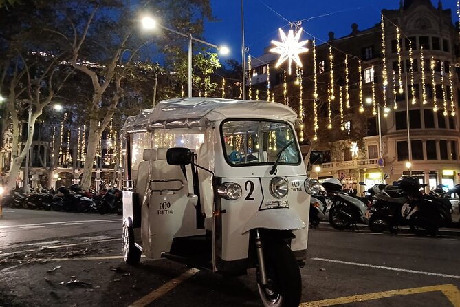 Christmas Lights Tour of Barcelona in Private Eco Tuk Tuk - What to Expect for Photos, Weather, and the No-Stop Rule