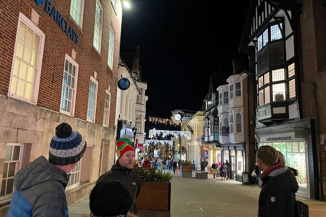 Christmas Mulled Wine Walk of Winchester - A Victorian Landmark Lit Up for Christmas