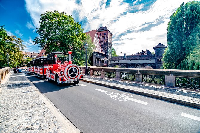 City tour through Nuremberg with the little train - Christmas tour - From Outside the Old Town to the Wall Behind the Castle