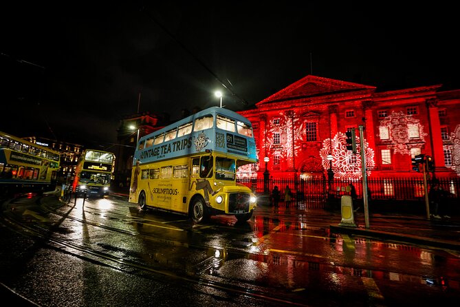 Dublin Christmas Twinkling Lights Trip - Afternoon tea lunch and coffee/tea: cozy, with a few food caveats