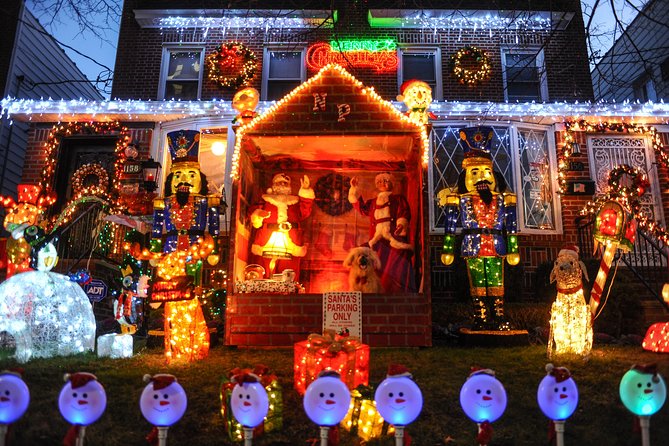 Dyker Heights Christmas Lights Express Bus from Times Square - The Famous Displays: Sparta House and Polizzotto Home