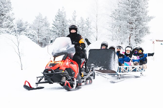Family Snowmobile Safari from Santa Claus Village - Forest-trail riding: what the adults’ snowmobile time feels like