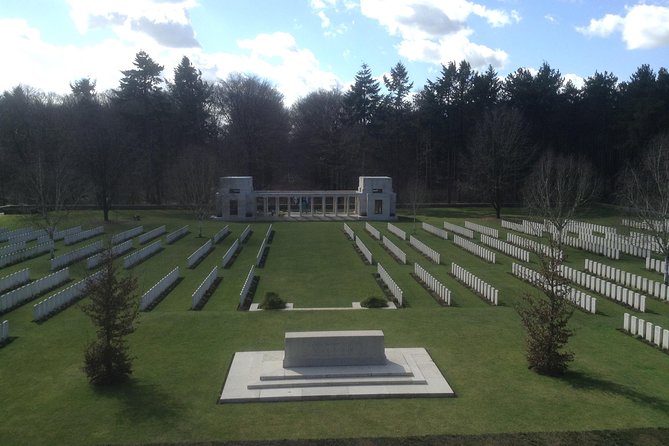 From Ypres, The Christmas Truce to Passchendaele Ypres Based WW1 private tour - Hooge Crater Cemetery and the Menin Road gun pits you can stand beside