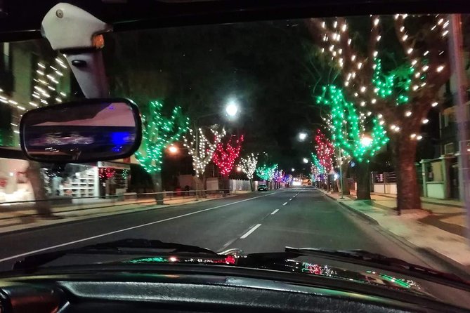 Funchal Christmas lights sightseeing night tour - The Classic Car Part: Open-Top Volkswagen Beetle Vibes