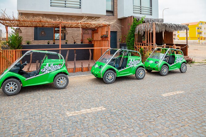 Half-day Electric Car Rental in Santa Maria - The Spinach EV and audio app: what to expect when you drive