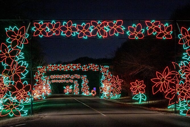 LIghts of Joy Christmas Light Drive-Thru - Where the drive-thru starts near Sight and Sound Theater