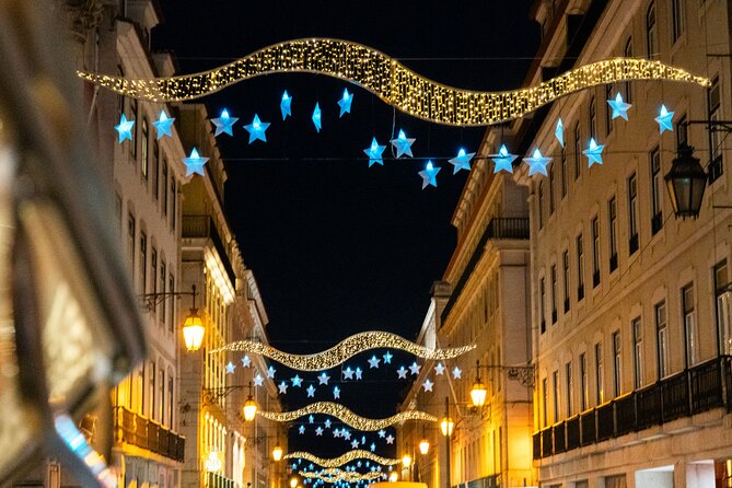 Lisbon Christmas Lights Tuk-Tuk Tour with Local Guide - Camoes Square: A Disney-Style Holiday Installation for All Ages