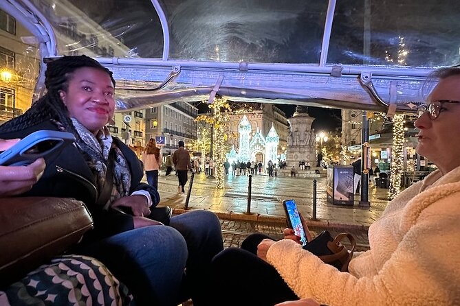Lisbon Private Tour by Tuk Tuk (Christmas Lights) - Praça do Comércio: the tallest tree moment by the river