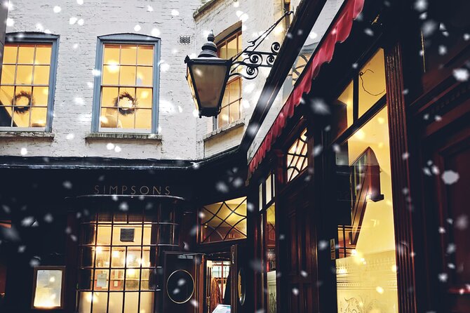 London Christmas Carol & Charles Dickens Small Group Walking Tour - The Royal Exchange and Scrooge’s funeral vision