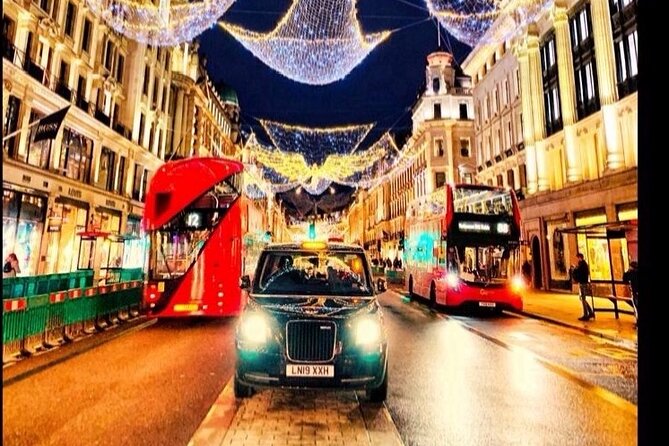 London Christmas Lights Guided Tour by Cab - The route: where you’ll go in 3 hours