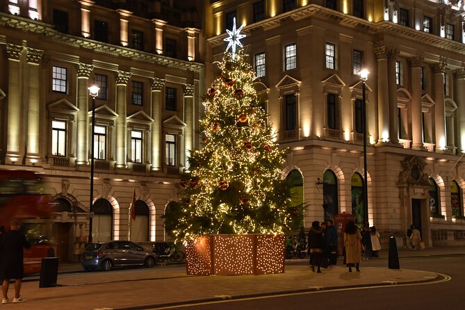 London Christmas Lights Private Walking Tour - Covent Garden first: street performers, gifts, and festive photos
