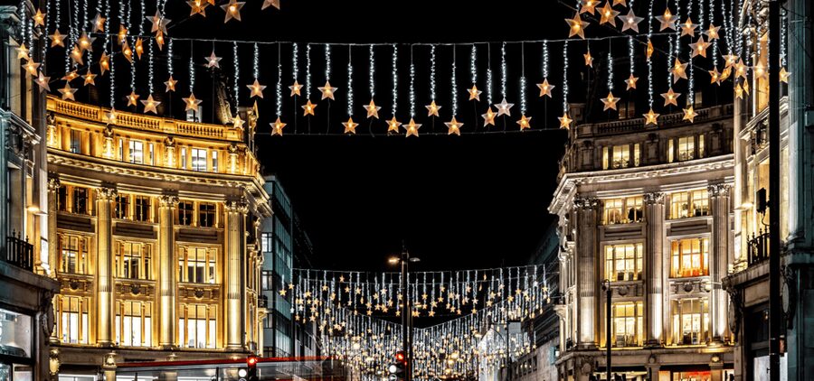 London: Christmas Lights Self Guided Walking Tour - Leicester Square: Holiday Market Vibes with Games, Food, and Lights