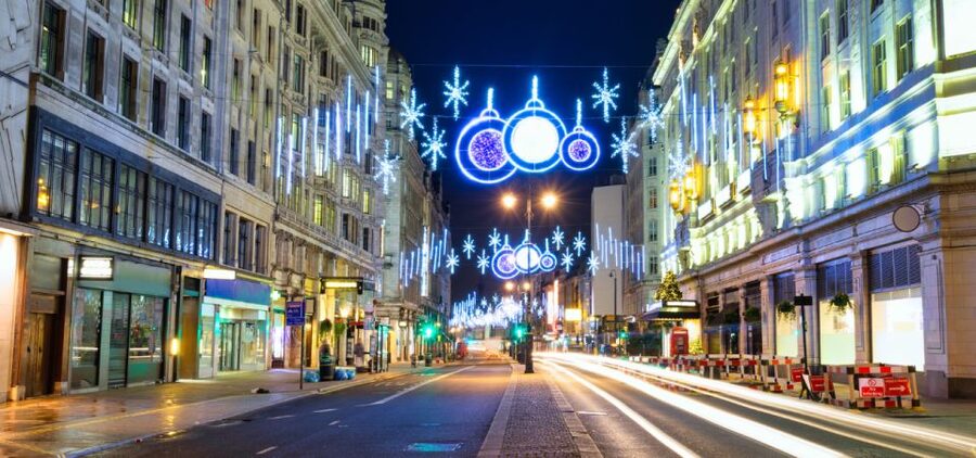 London: Christmas Lights Self Guided Walking Tour - Regent Street and Seven Dials: Angelic Light Designs and Quieter Corners