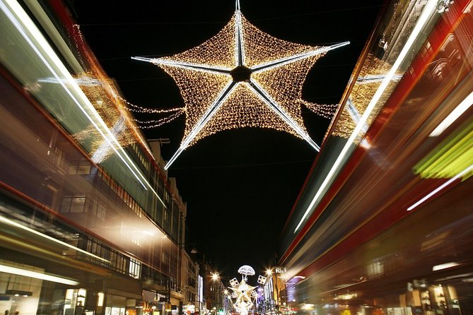 London Christmas Lights Tour by Vintage Double-Decker Bus - Westminster Abbey, Downing Street, and 1 London: the history hits on the move