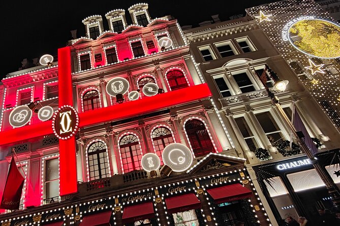London Christmas Sparkle Private Walking Tour - Piccadilly Circus and Leicester Square: Christmas décor meets movie-night energy
