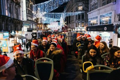 London Tootbus Christmas Lights Tour - Regent Street angels: the part of the route you should expect