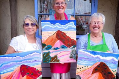 Magic on Canvas Painting Class at Artful Soul Santa Fe - The class flow: what happens during the 2.5 hours