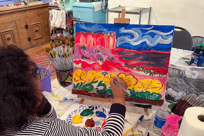 Magic on Canvas Painting Class at Artful Soul Santa Fe - The painting experience itself: what you’ll actually practice