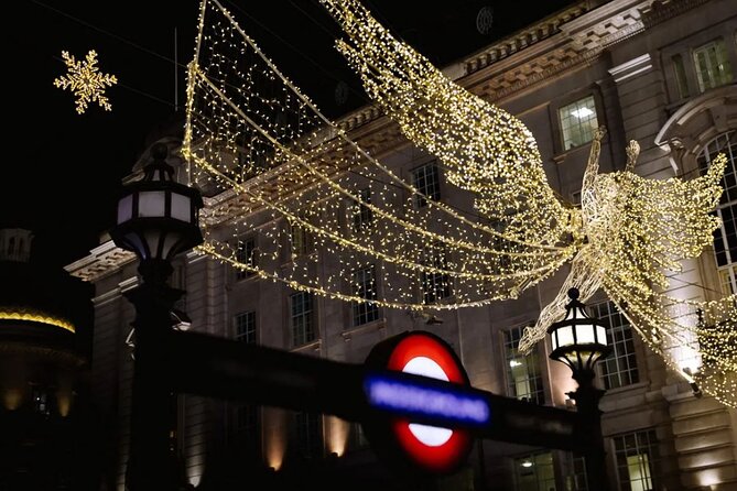 Magical London Christmas Lights Walking Tour with a Londoner - Covent Garden at Christmas: tree, arches, and that postcard feeling
