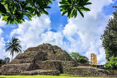 Merida : 4 Santa Barbara Cenotes and Bikes with Lunch - Acanceh ruins: a short Mayan stop with real atmosphere