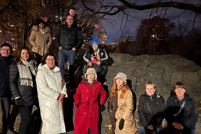 New York Christmas Holiday Lights Walking Tour - Stop 4: Central Park at night—duck pond views and skaters
