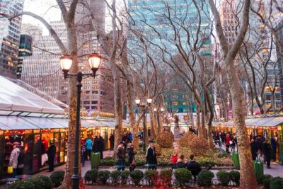 New York City Christmas Holiday Lights and Markets Walking Tour - Central Park for a Quick Reset (Wollman Rink Region Feel)