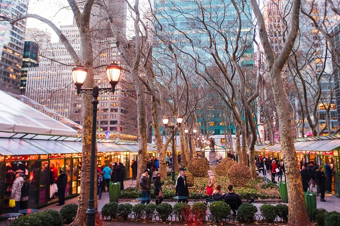 New York City Christmas Holiday Lights and Markets Walking Tour - Central Park for a Quick Reset (Wollman Rink Region Feel)