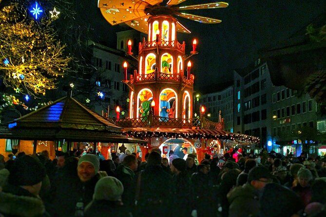 Original Munich Christmas Market Tour with Festive Wine and Food - Wittelsbacherplatz: Noble-Family Lore and the Medieval Life Theme