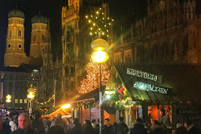 Original Munich Christmas Market Tour with Festive Wine and Food - Odeonsplatz and the Residence Palace Courtyard: Medieval Charm and Your First Big Sipping Moments