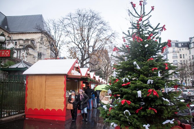 Paris Christmas Gourmet Food Small Group Walking Tour - The market walk: wooden stalls, warm cups, and real smells