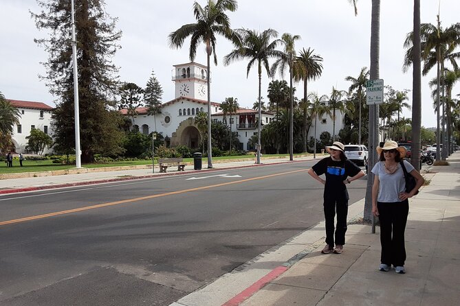 Private Santa Barbara History and Architecture Walking Tour - De La Guerra Street adobes and the 1920s pastel studios
