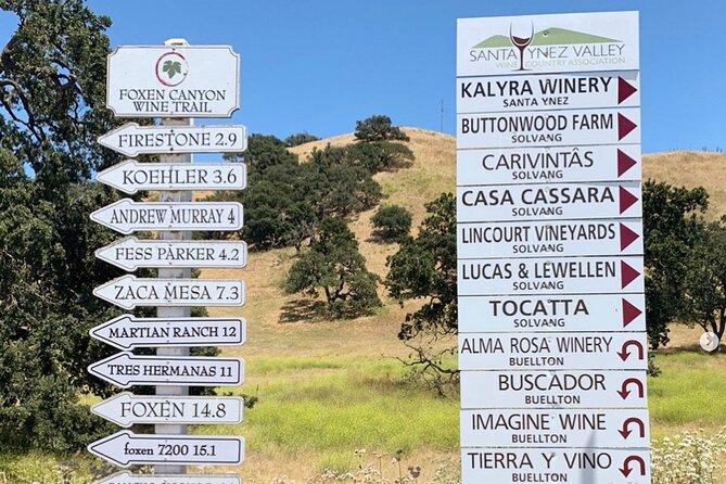 Private Santa Barbara Wine Country Vineyards & Villages Tour - Santa Rita Hills Winery Visit: Your Wine Anchor