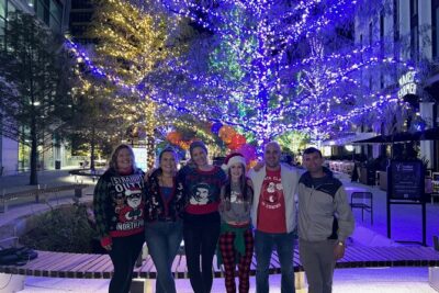 Private Tour to Christmas Winter Village, Bayshore and Hyde Park - Curtis Hixon Waterfront Park Winter Village: colored fountains and easy family fun